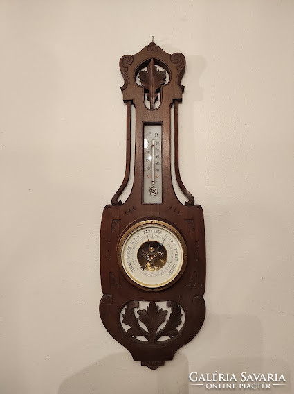 Antique art deco wall thermometer in working condition 898 5225