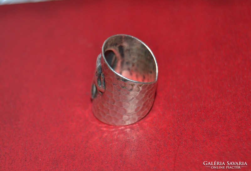 Elefántos ezüst gyűrű