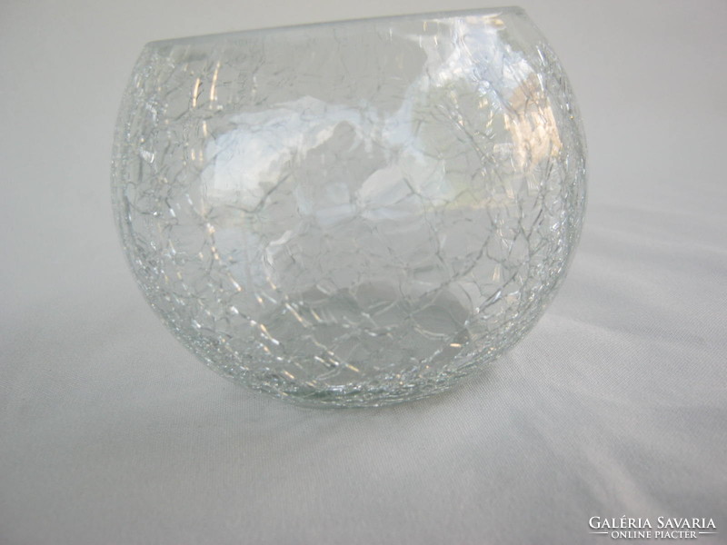 Repesztett üveg kis váza