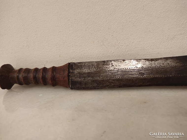 Antik afrikai maszáj vas fegyver kard kés 5241