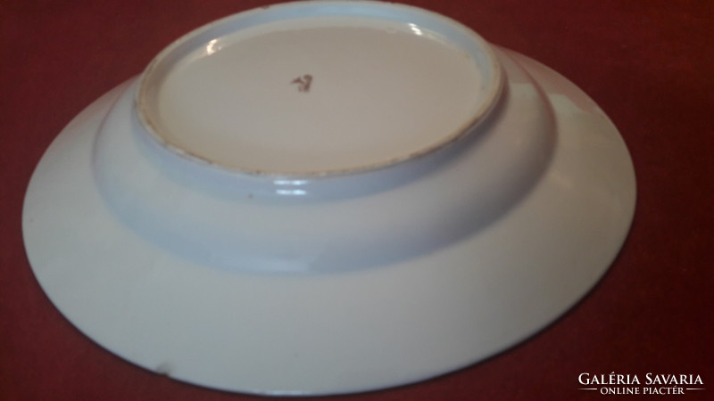 Régi porcelán tálaló tányér