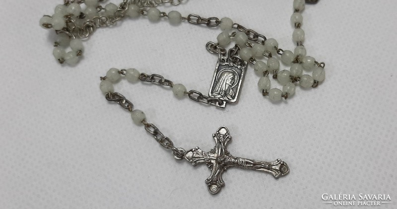 Vintage beaded rosary italy