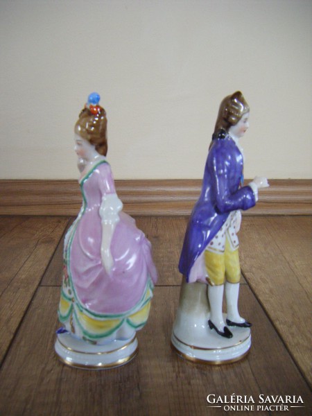 Antique altwien baroque couple
