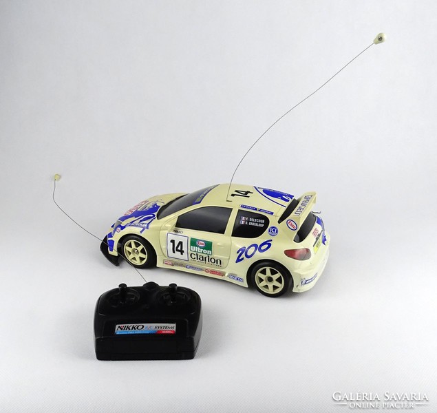 1I354 Retro távirányítós Nikko Peugeot 206