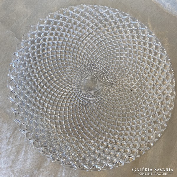Rare patterned glass bowl