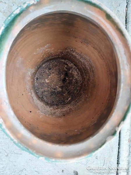Beautiful large linen pot ceramic silk wedding pot