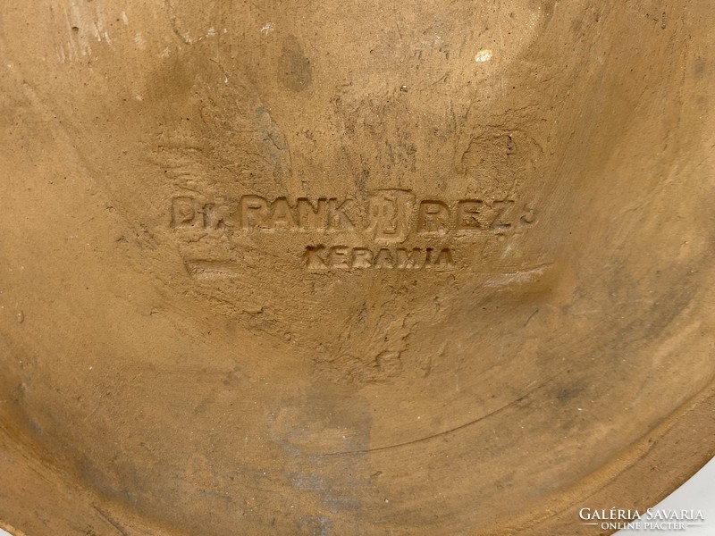 Dezső potter's ceramic picture: about the servant of the god István Kaszap - cz