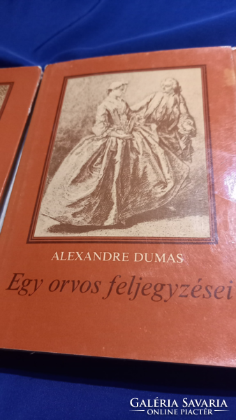 Alexandre Dumas Egy orvos feljegyzései könyvsorozat 1.2.3.4.
