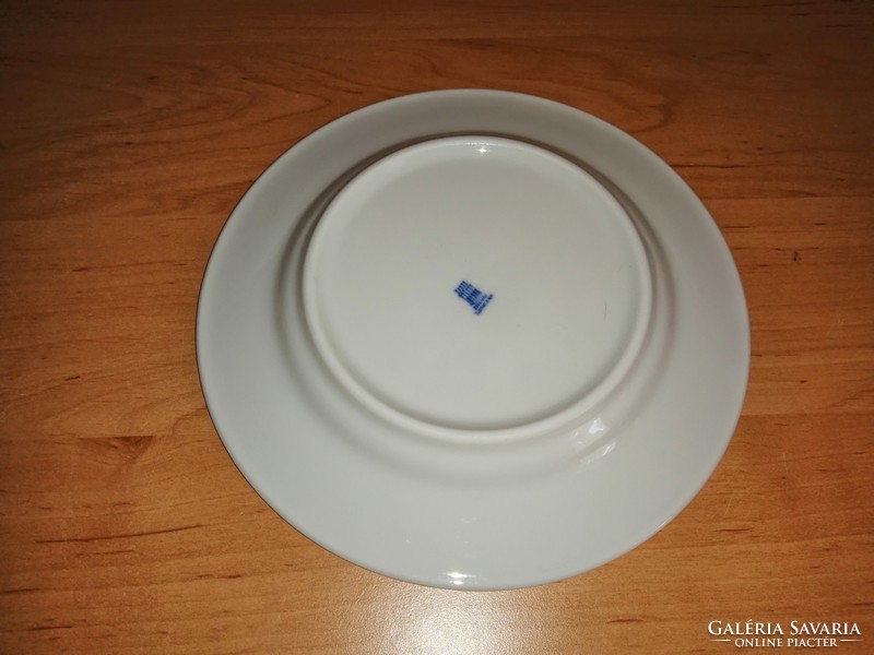Zsolnay porcelán kék szélű kistányér 18 cm (2p-1)