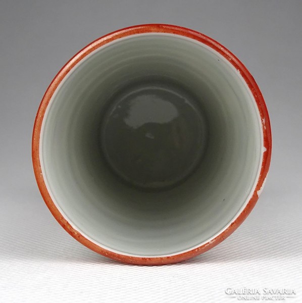 1I311 Régi keleti mintás japán porcelán pohár 10 cm
