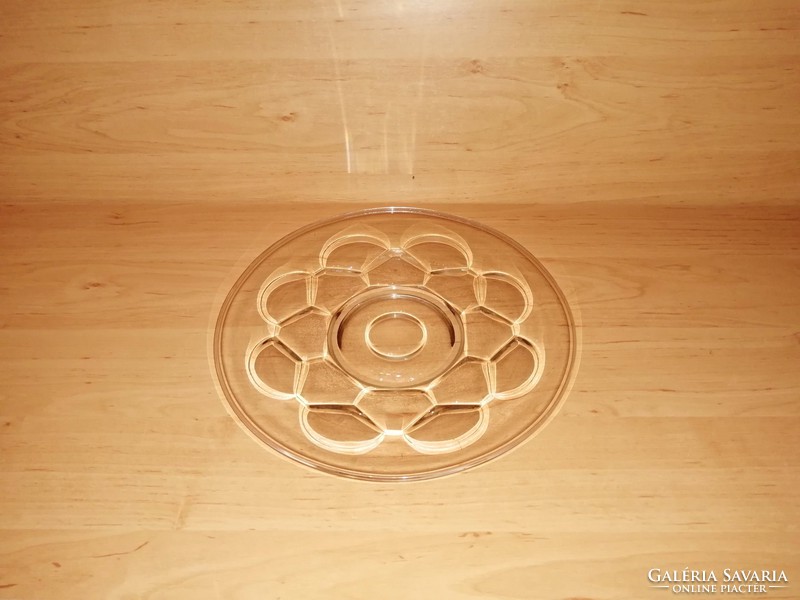 Üveg kínáló asztalközép  26 cm (6p)