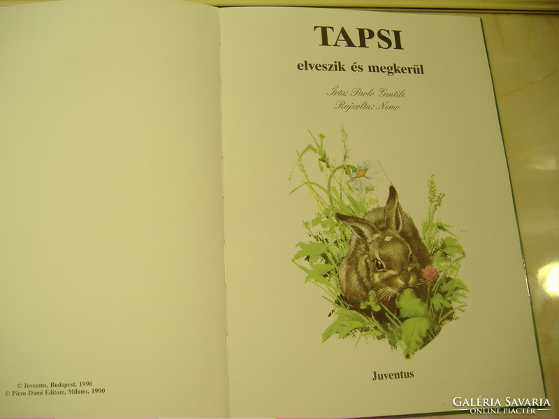 TAPSI elveszik és megkerül  Írta: Paolo Gentile Rajzolta: Nemo  Juventus, Budapest, 1990