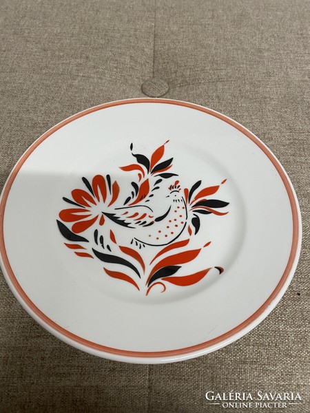 Hollóház hen wall porcelain decorative plate a8