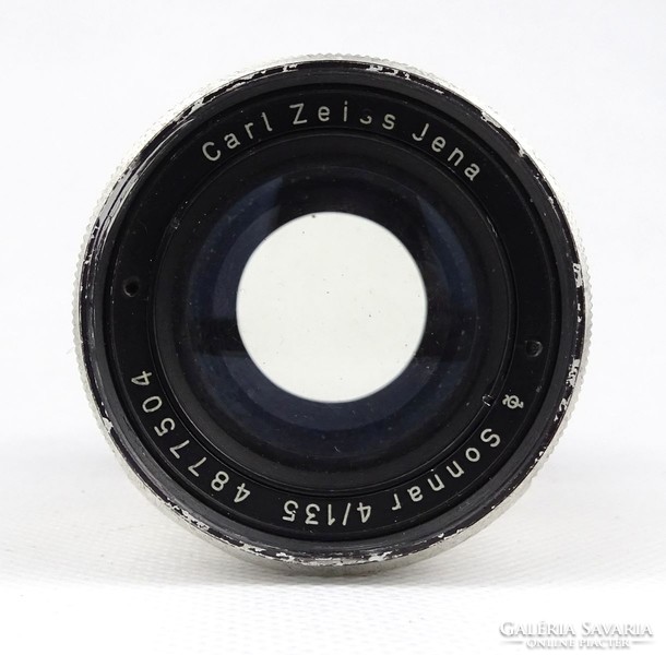 1I359 Carl Zeiss Jena Sonnar fényképezőgép 4/135 objektív