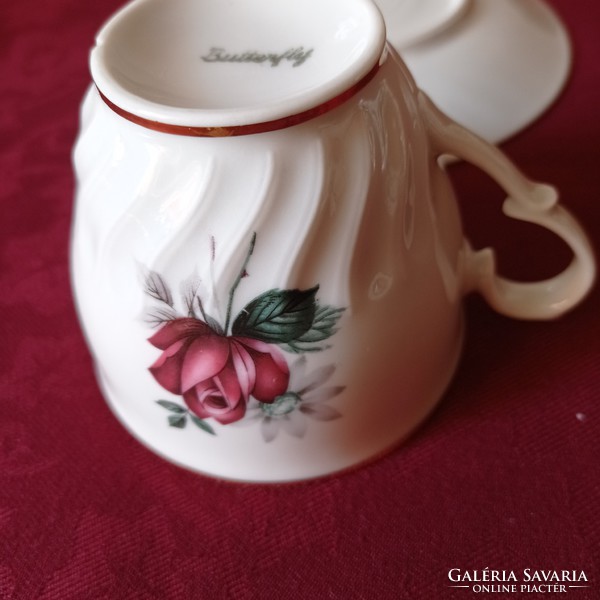 English porcelain coffee set