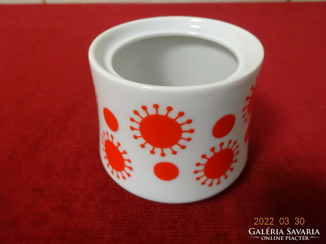 Great Plain porcelain sugar bowl with sun pattern, without lid. He has! Jókai.