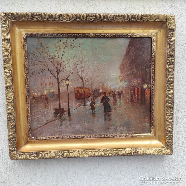 It was also auctioned off at an antique painting auction in Paris