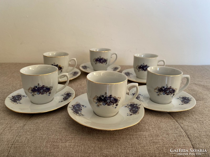 Romanian jrjs cluj porcelain coffee cups a9