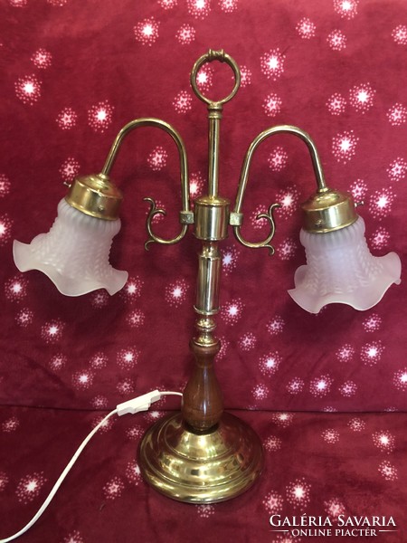Wonderful copper table lamp.