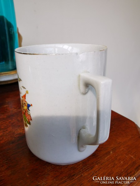 Antique snow white mug