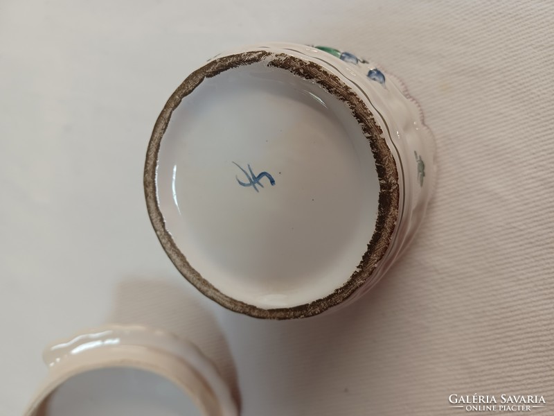 French porcelain sugar holder