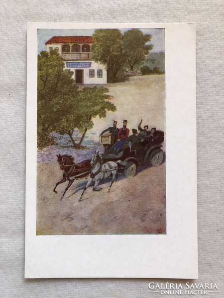 Régi postatiszta képeslap