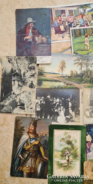 Collection of antique postcards from 1906-1920