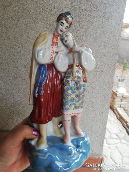 Orosz porcelán pár 28 cm