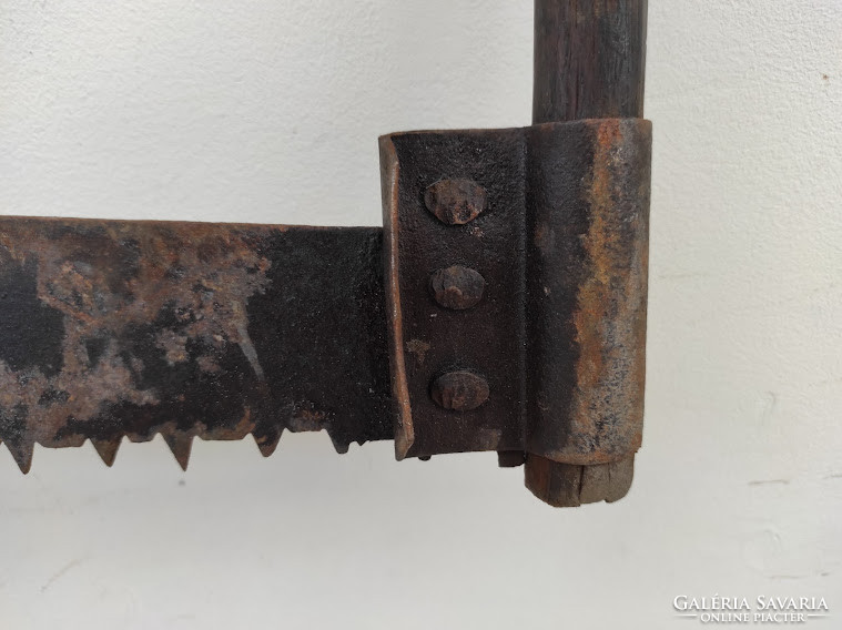 Antique Two Person Saw Lumberjack Tool Special Collector Rarity 5348