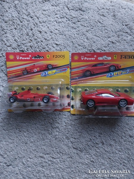 2 db fém Ferrari matchbox saját dobozában