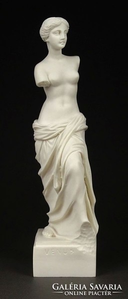 1I567 Milo Venus Alabaster Statue 25.5 Cm