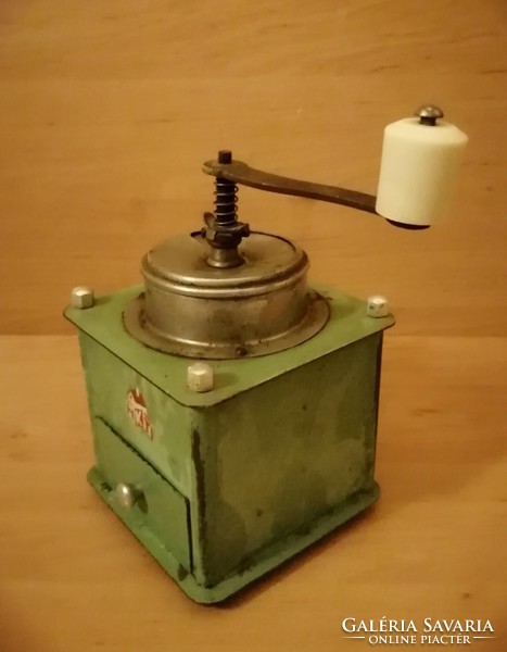 Antique hkt metal coffee grinder