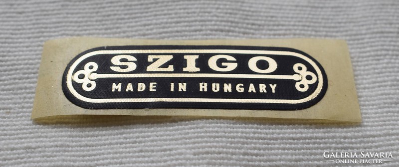 Retro matrica SZIGO made in Hungary