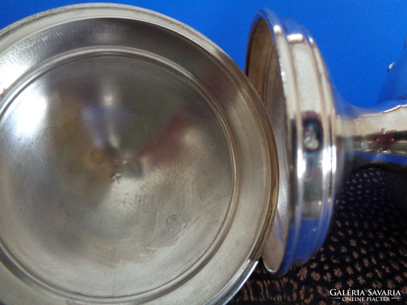 Silver sugar bowl with lid circa 1920