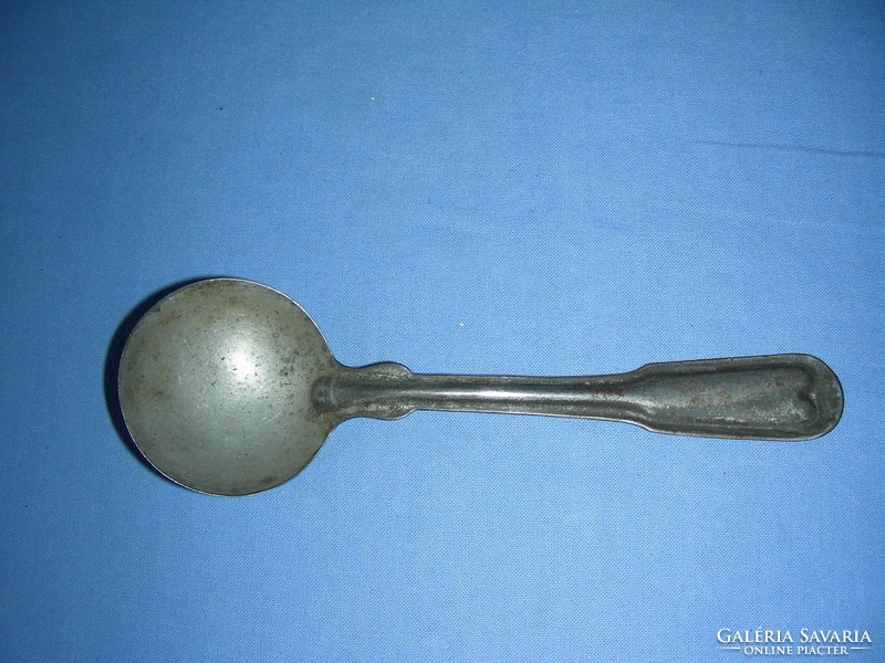 Antique aluminum children's spoon