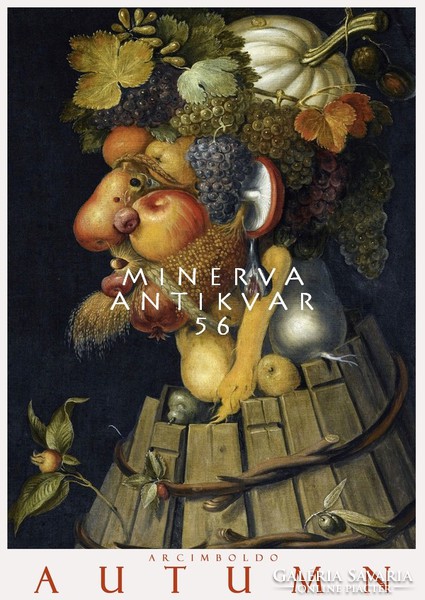 Arcimboldo four seasons autumn allegory 1573 renaissance portrait portrait poster fruit flower crop