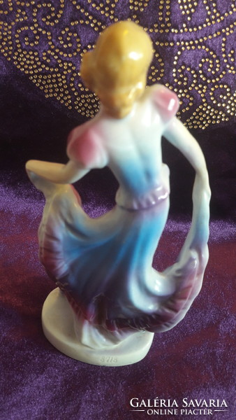 Porcelain Lady Dancer Girl Statue 3 (l2417)