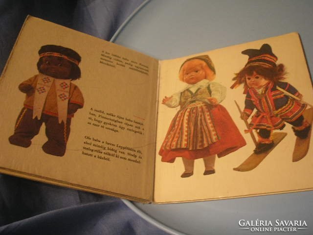 N10  Az én babáim nemzetközi babák bemutatója 1976-os könyv ritkaság