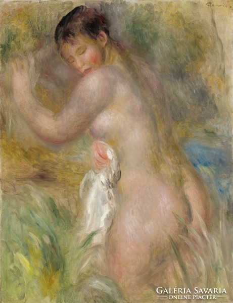 Renoir - Fürdőző lány - vászon reprint vakrámán