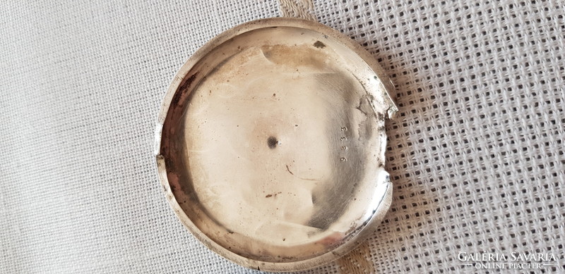 Antique silver remontior pocket watch