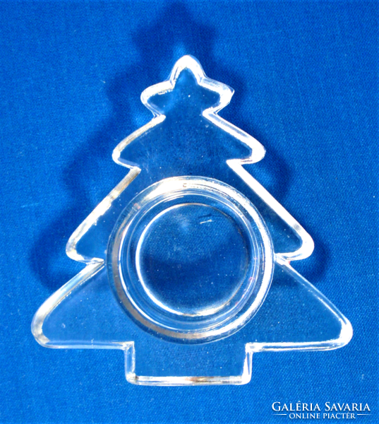 Roberto Niederer Christmas tree shaped candle v. Candlestick
