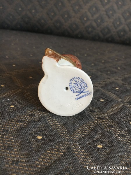 Herendi porcelán sólyom madár gyönyörű, élethű festéssel