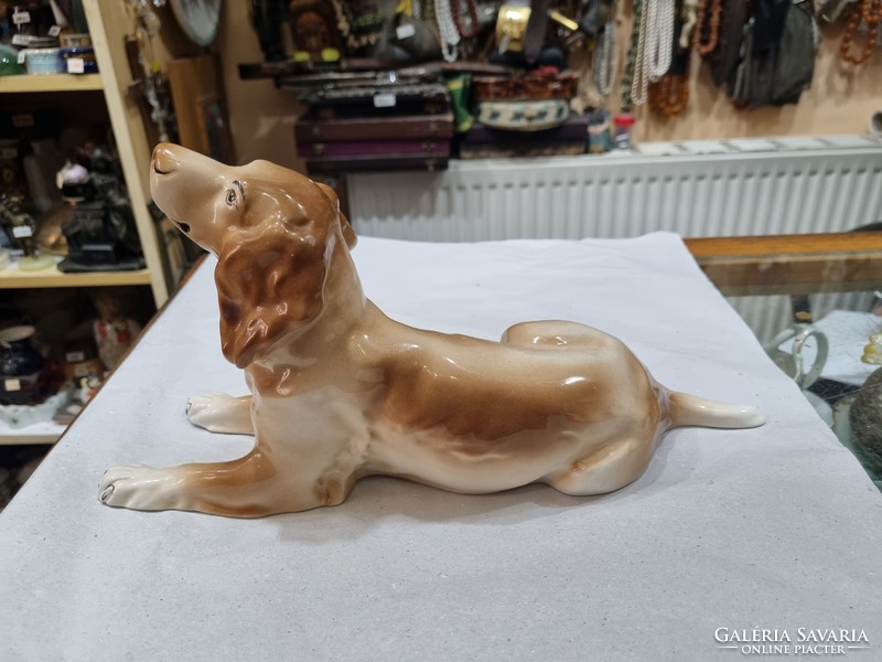 Old porcelain dog