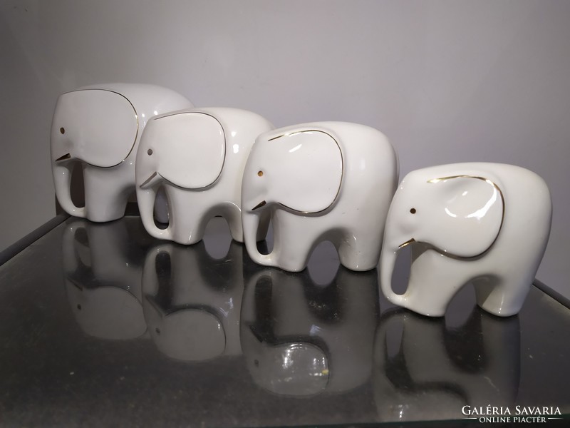 Luigi Colani mid- century porcelán elefántok