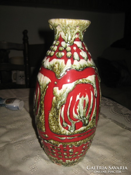 Retro vase from the 60's, 13 x 29 cm beautiful condition!