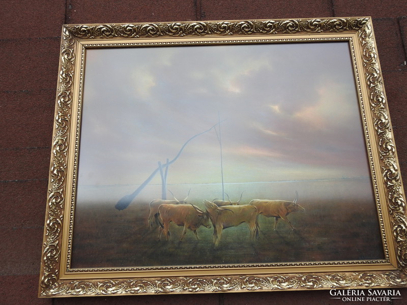 Dazzling farm scene with a silky picture - huge, marked