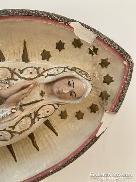 Plaster statue of Saint Fatima