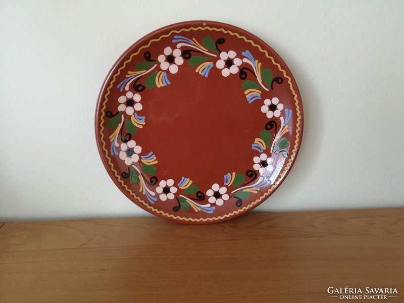 Hódmezővásárhely wall plate, bowl 23 cm