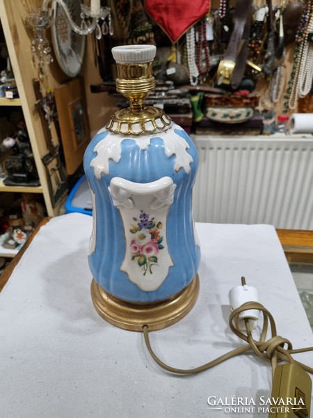 Old porcelain table lamp
