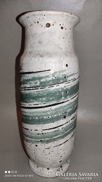 Wonderful cucumber livia ceramic vase - large size marked flawless original